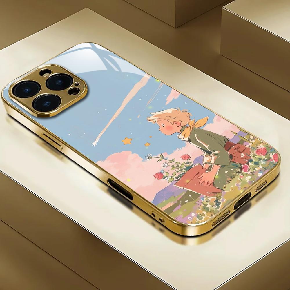Apple Iphone 15 Pro Max - INS Mirror Rose Little Prince Phone