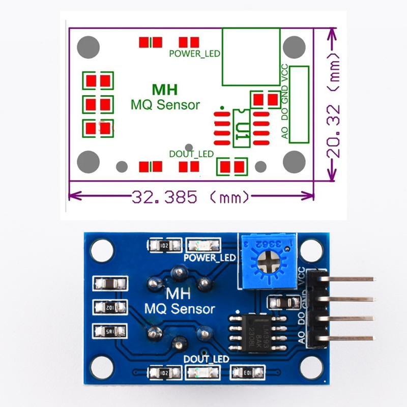 MQ2 MQ3 MQ4 MQ5 MQ-6 MQ-7 MQ-8 - Muscle Sensor Emg review and price