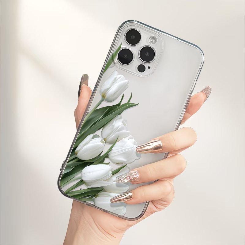 Tulip Printed Phone Case Case  - Apple Iphone 15 Pro Max review and price