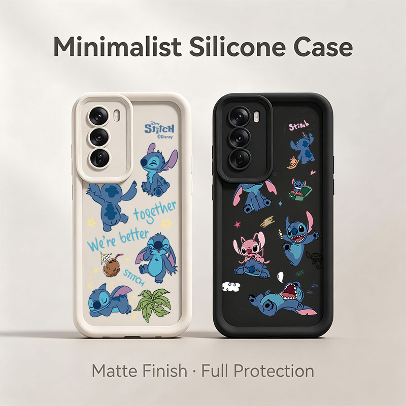 Cartoon Stitchs Shockproof Sil - Oppo Reno 12 review and price